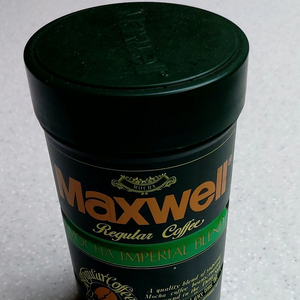 커피 맥스웰 maxwell 레트로 빈티지 통