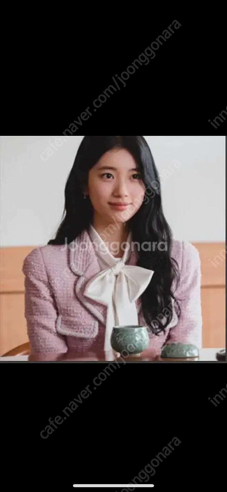 정가105만)하나보 아보아보 핑크트위드세트셋업 예복셀프...--1