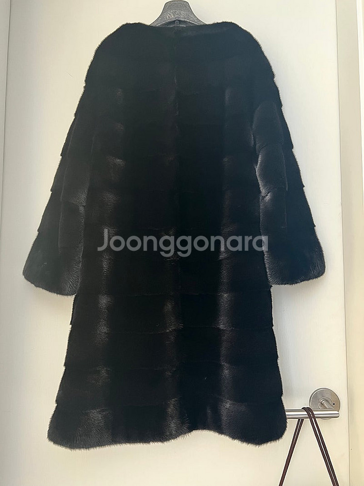 새상품) 백화점제품 근화모피 블랙 185만 울장갑서비스 직거래 밍크코트 모피코트--4