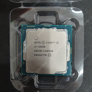 i3-10100 Intel CPU 판매합니다. (정품)