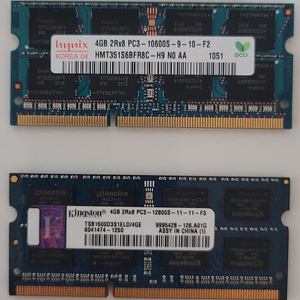 노트북 DDR3 램 4G