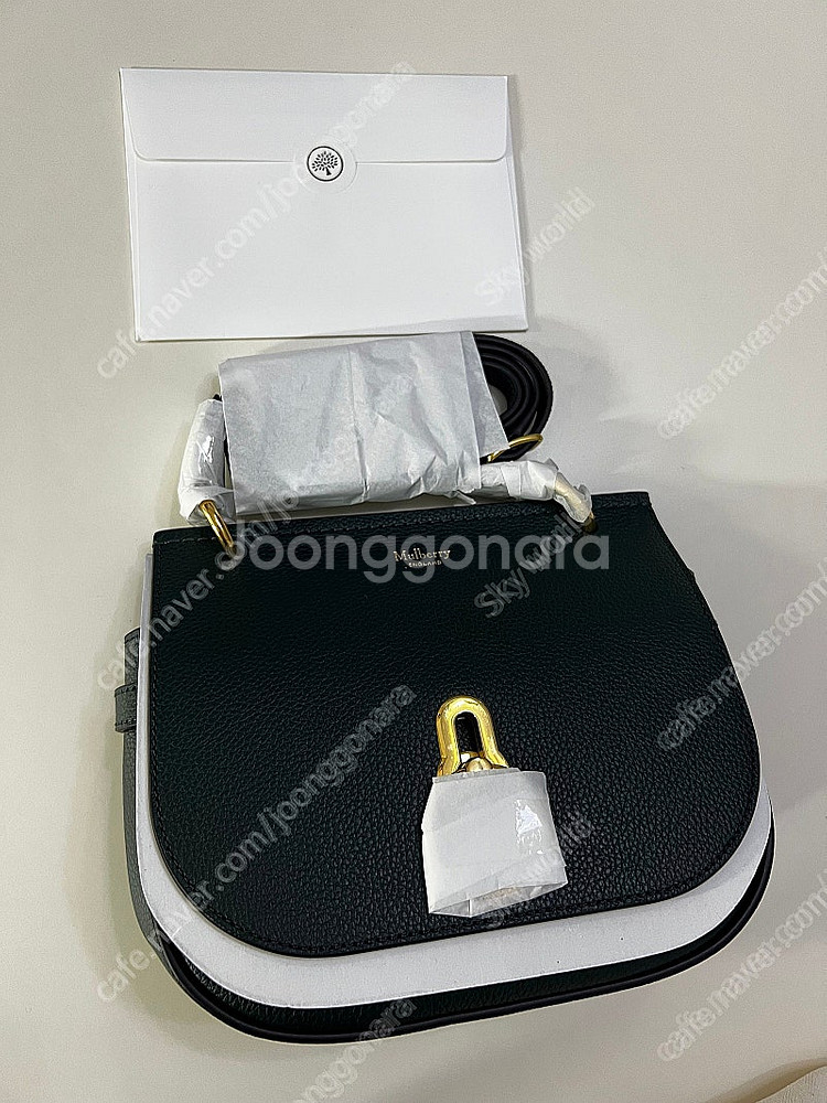 (사은품 5만원 증정) 멀버리 스몰 앰벌리 사첼백 그린...--2