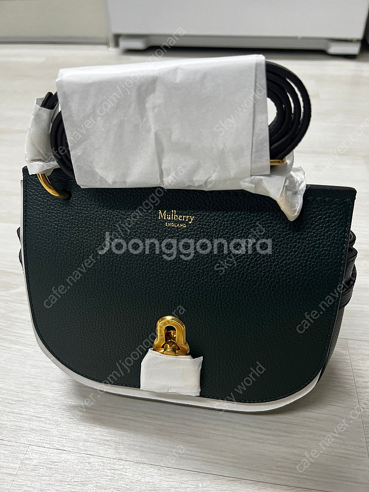 (사은품 5만원 증정) 멀버리 스몰 앰벌리 사첼백 그린...--3