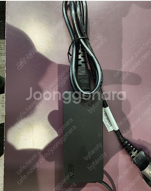 레노버 정품 c케이블 65W PD 초고속 충전기--1