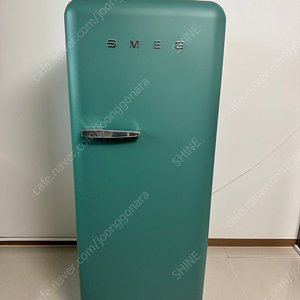 스메그(SMEG)FAB28 냉장고 무광에메랄드그린