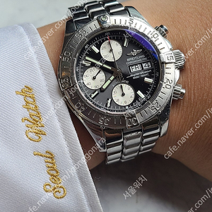 [정품] 브라이틀링 슈퍼오션 크로노그래프 블랙 42 (Breitling Superocean Chronograph Black 42 Automatic)