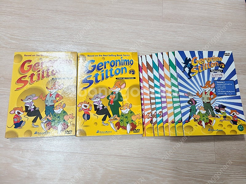 잠수네 베스트 제로니모 스틸턴 DVD 1,2집--0