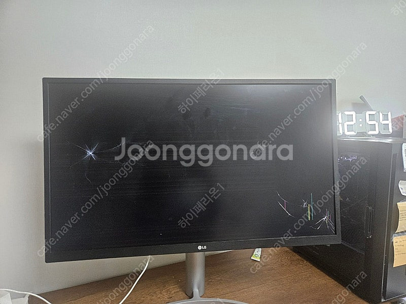 lg 27ul550 부품용--1
