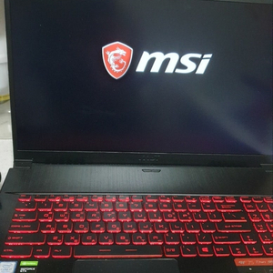 MSI 게이밍 노트북 I7-9750/GTX1650