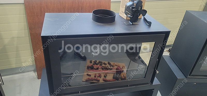 대형 화목난로 벽난로 팝니다 미사용 3면내열유리 (전시품팝니다.)--4