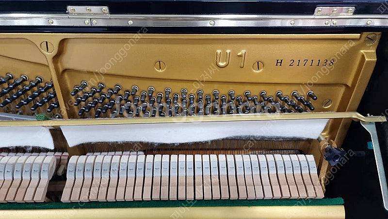 야마하피아노 U-1 블랙유광 made in japan--9
