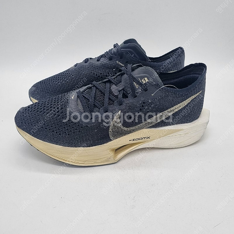 나이키 줌X 베이퍼플라이 넥스트%3 블랙 메탈릭 골드 그레인 남성 265mm--3