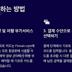 핀에어 Finnair 항공권 기프트 카드