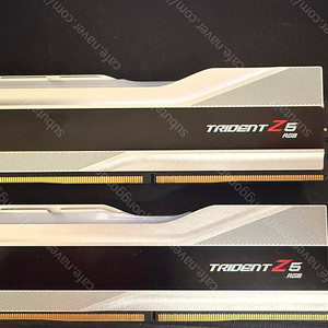 G.SKILL DDR5-7200 CL36 TRIDENT Z5 RGB J 실버 48GB 팝니다.