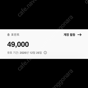 메리어트 포인트 49,000점