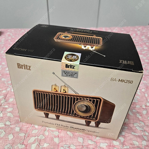 브리츠 britz 블루투스 스피커 BA-MK250 미개봉 새상품