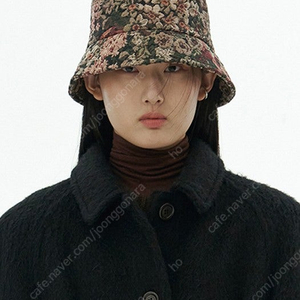 아모멘토 플라워 자카드 버킷 햇 FLOWER JACQUARD BUCKET HAT