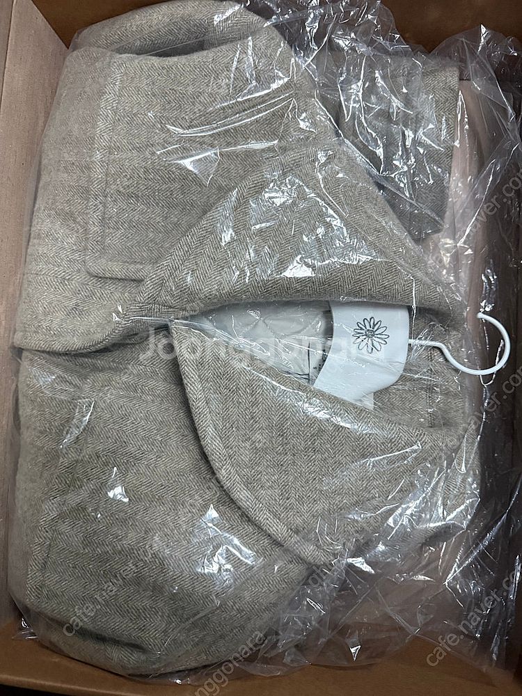 mpick 엠픽 울헤링본패딩자켓 새상품--0