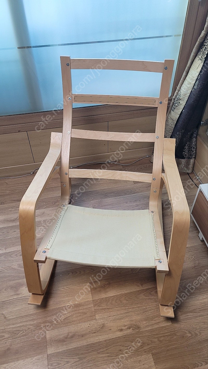 이케아 IKEA 포엥 천연가죽 흔들의자 안락의자 수유의...--1