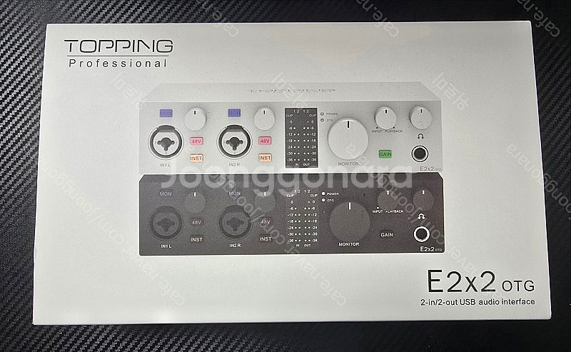 Topping e2x2 otg 오인터페 팝니다.--2