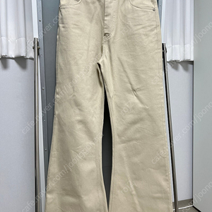 [S] STU 24SS Flared Cotton Pants Ivory STU OFFICE