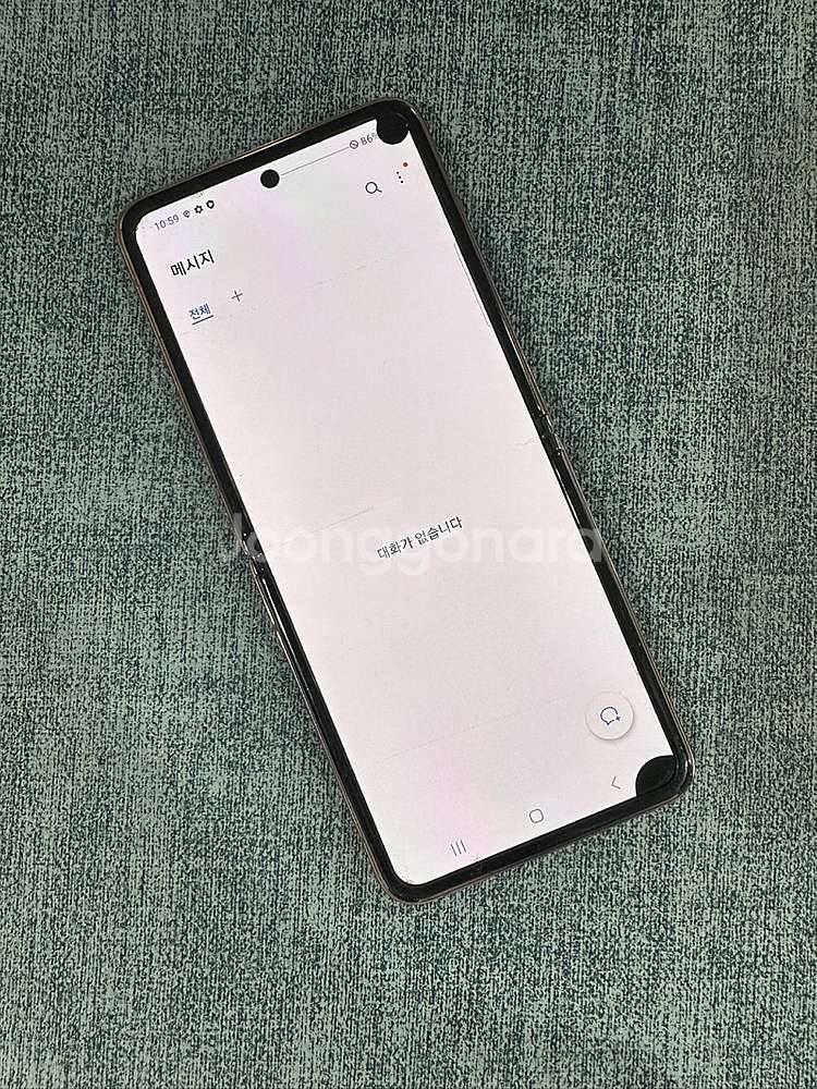 (게임용 서브용) 갤럭시Z플립2 256G 브론즈 기능정...--7