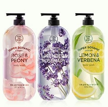 온더바디 수퍼보타닉 바디워시 900ml*3개(로즈버베나...--0