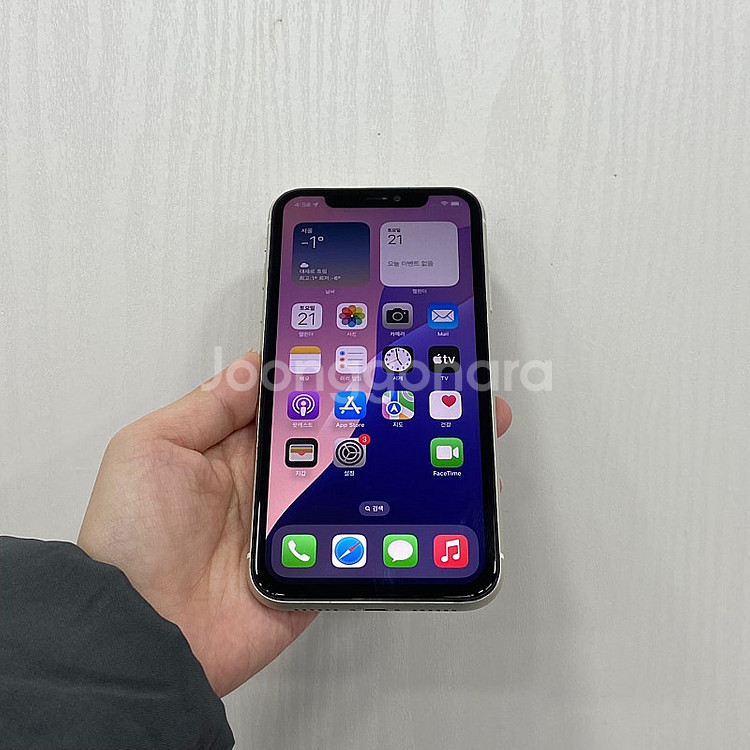 46978 아이폰11 화이트 128GB 부산 중고폰 팝...--1