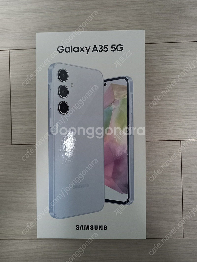 갤럭시 A35 5G 128GB 아이스블루 미개봉 새제품--0