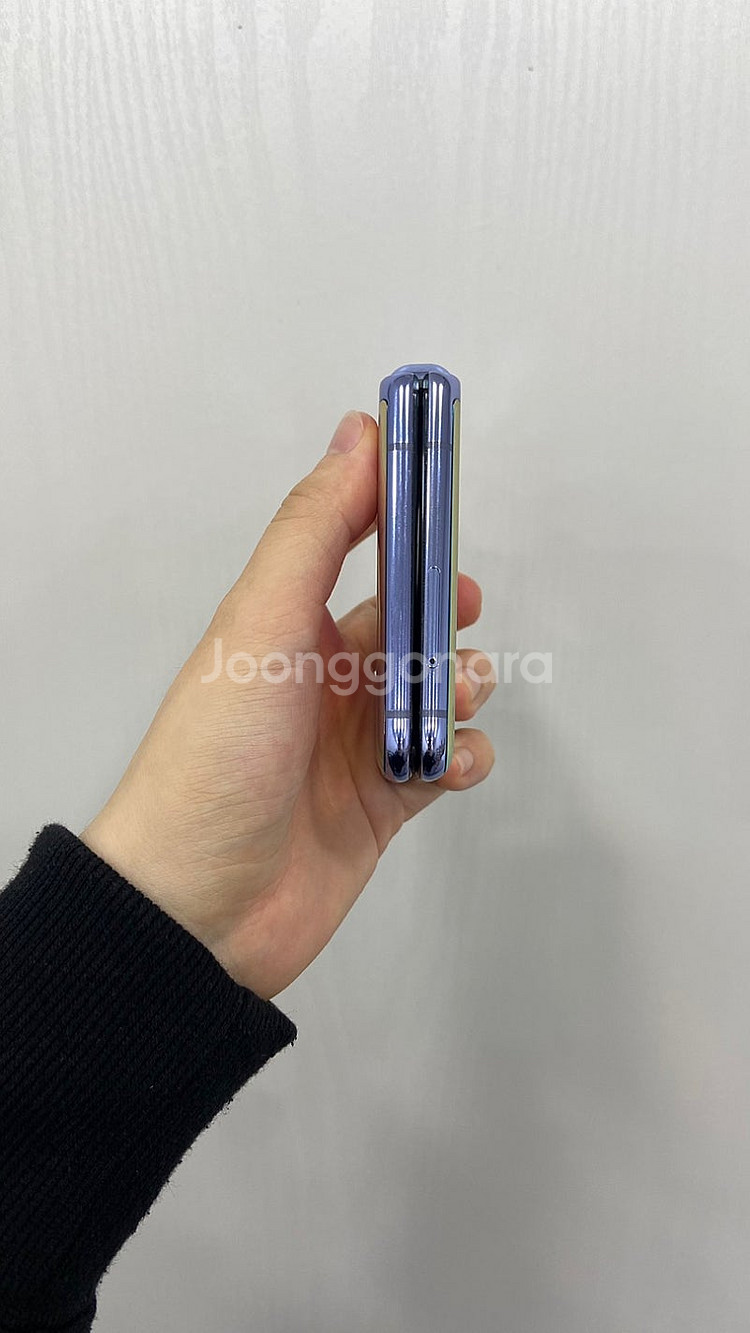 46158 갤럭시Z플립 256기가 미러퍼플 공기계 팝니...--4