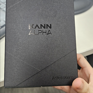 아스텔앤컨 칸 알파 Astell&kern KANN ALPHA (PPM43)_CN64GB_Onyx Black