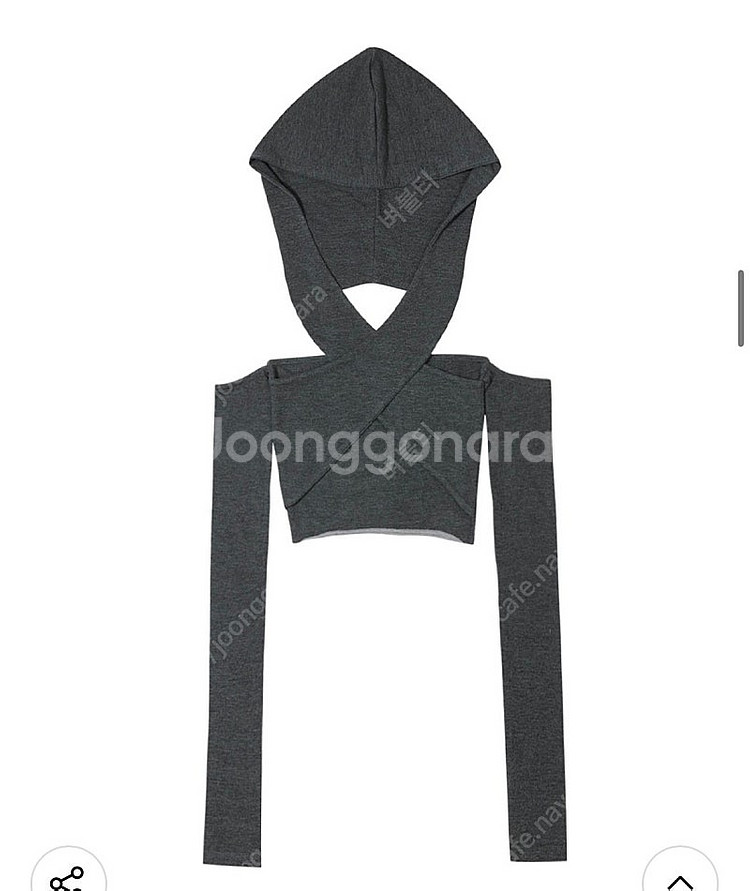 보헤미안서울 off shoulder cross hood...--1