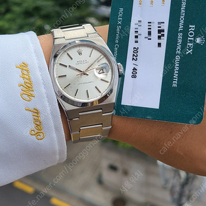 정품] 롤렉스 데이저스트 오이스터쿼츠 MK1 실버다이얼 보증o (Rolex Datejust Oysterquartz Mark 1 Dial)