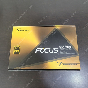 시소닉 파워 focus gm750 골드 모듈러 판매합니다.