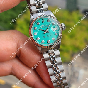 [정품] 롤렉스 여성용 데이저스트 티파니 10p 다이아몬드 (Rolex Datejust Tiffany Blue 10 Points Diamond Women's)