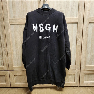 msgm 기모 맨투맨원피스 스웻셔츠M