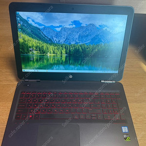 HP-AX025TX 오멘 쿼드코어 인텔i7&지포스GTX960M 게이밍 노트북 30만원 판매