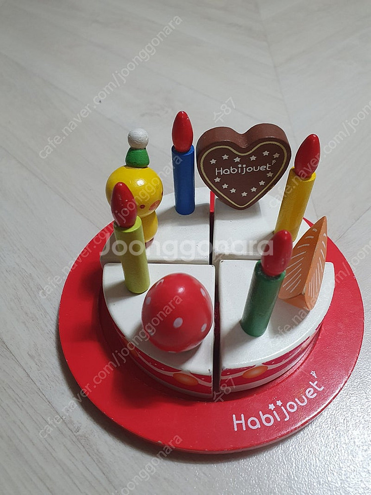 하비주에 원목 케이크 놀이감--0