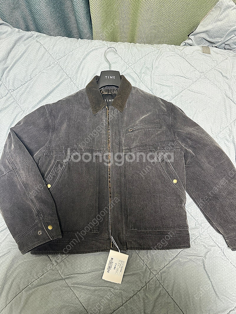 24FW 타임옴므 데님워크자켓 베스트 상품 실착3시간 ...--0