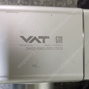 진공 앵글밸브(NW40)(VAT Valve) 팝니다.