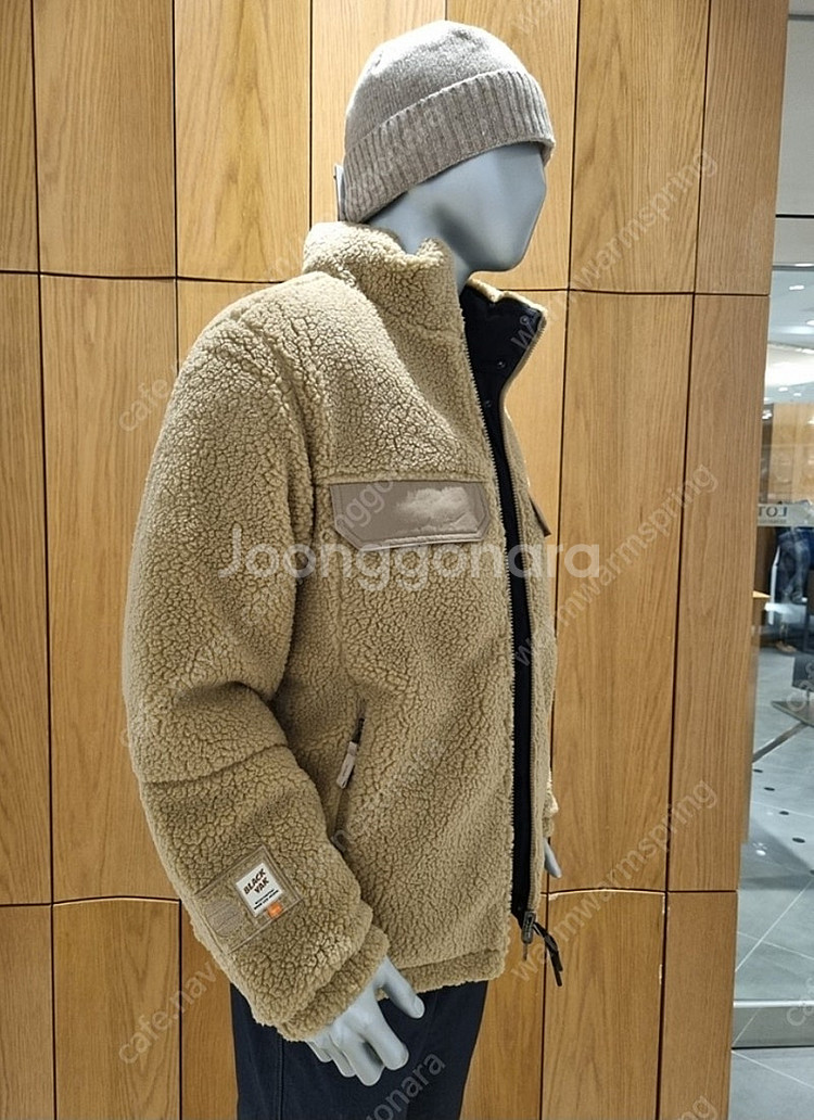 블랙야크 공용 플리스 리버시블 다운 자켓 점퍼 베이지&...--1