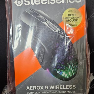 스틸시리즈 AEROX9 wireless 게이밍 마우스 새제품 12만에 팝니다