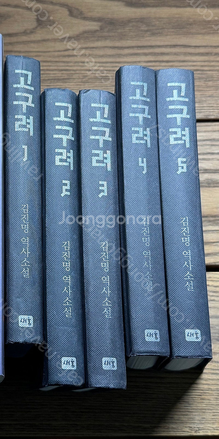 김진명 소설 / 고구려 1-5권 5권 판매합니다.--0