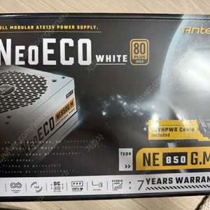 [미개봉 새상품] Antec NeoEco White 850W 80Plus Gold