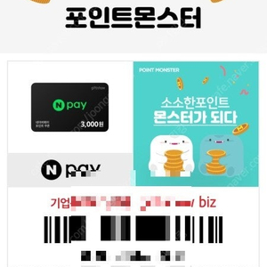 네이버페이 포인트 3000원