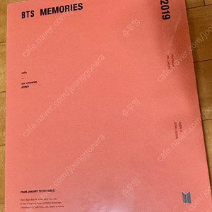 방탄소년단 DVD 2019 memories (미개봉)