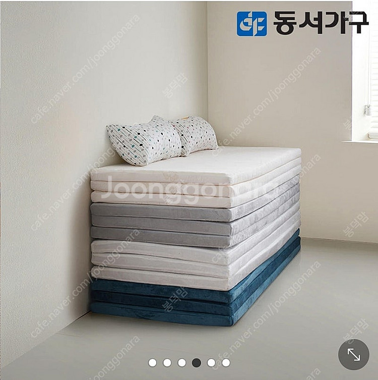 동서가구 EZ매트 3단 접이식 매트리스 HR폼 슈퍼싱글...--1