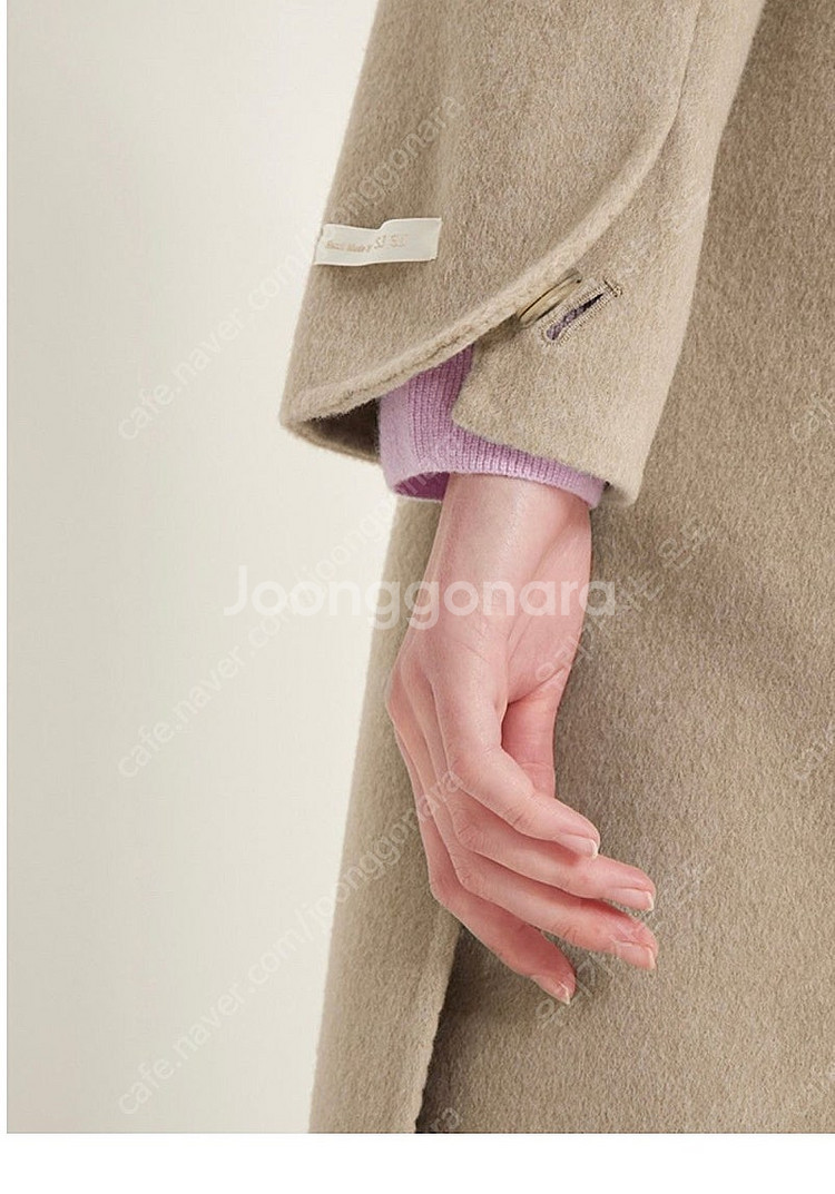 SJSJ 캐시미어 코트 55 사이즈 판매해요--1