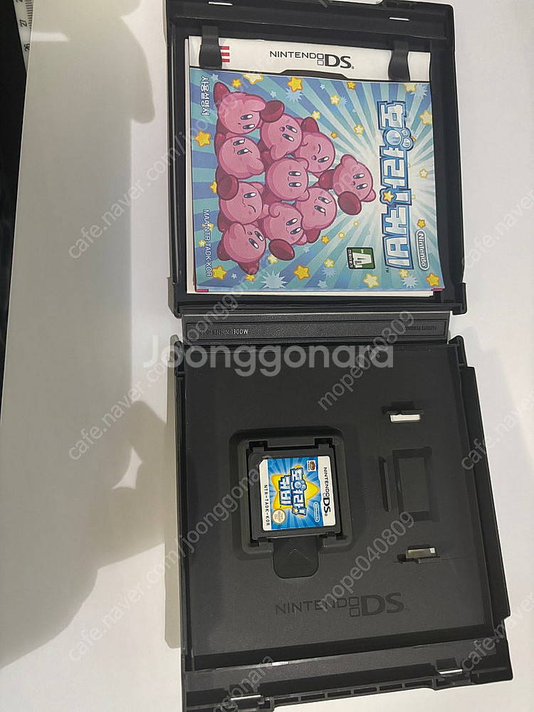 닌텐도 ds 모여라 커비 곽팩 설명서있음--0