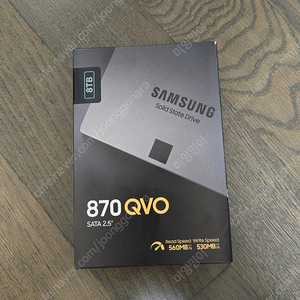 삼성 ssd 870 8tb 새상품 사용하지않은거